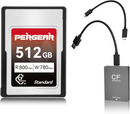 Pergear Standard 512 GB CFexpress Typ A-Speicherkarte für Sony Alpha- und FX-Kameras