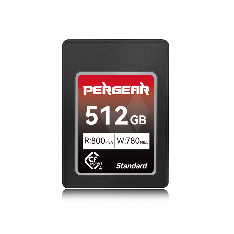 Pergear Standard 512 GB CFexpress Typ A-Speicherkarte für Sony Alpha- und FX-Kameras