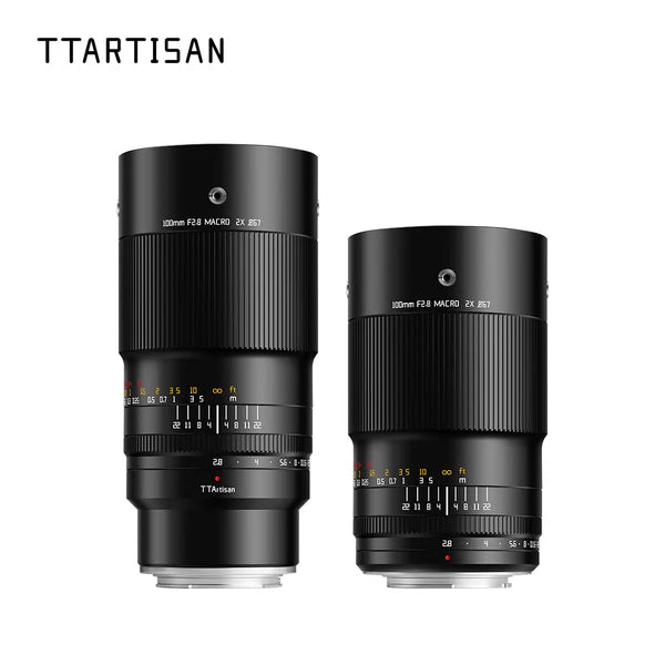 TTArtisan 100mm F2.8 Makro 2-fache Vergrößerung Vollformat-Objektiv mit manueller Fokussierung