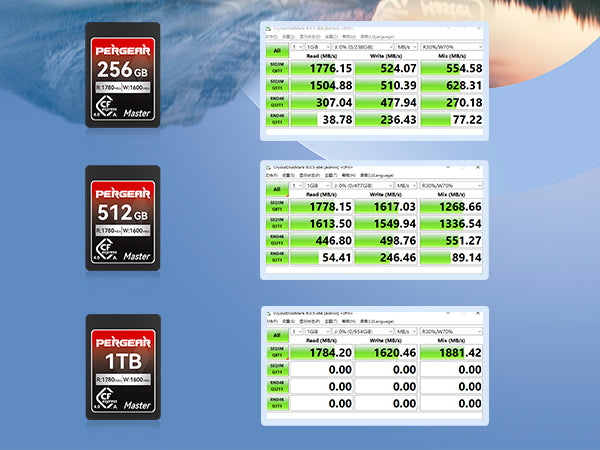 Pergear 512 GB Master 4.0 CFexpress Typ A-Speicherkarte