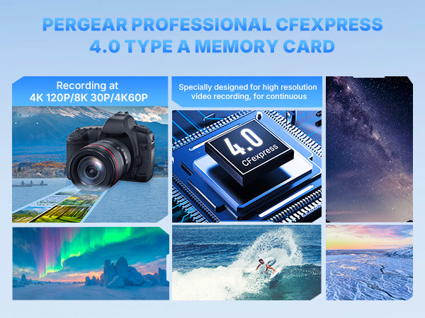 Pergear 512 GB Master 4.0 CFexpress Typ A-Speicherkarte